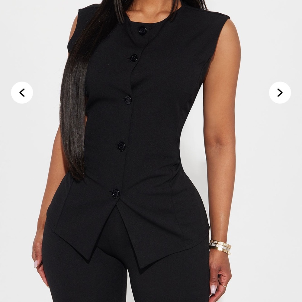 Fashionnova Office Sweetheart Vest NWT